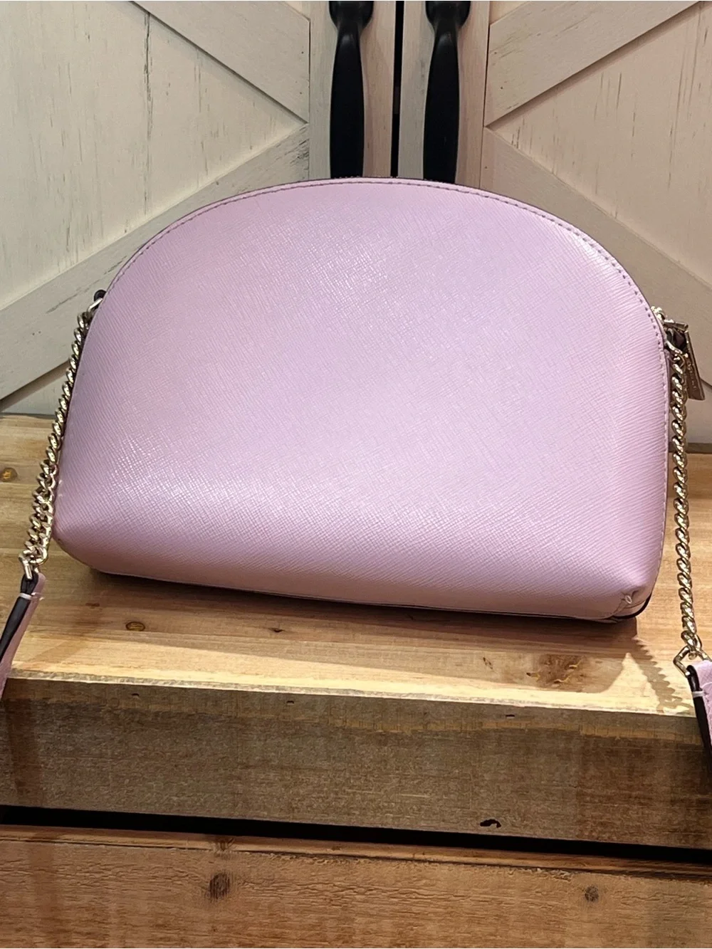Kate Spade New York Spencer Double Zip Dome Lilac Crossbody